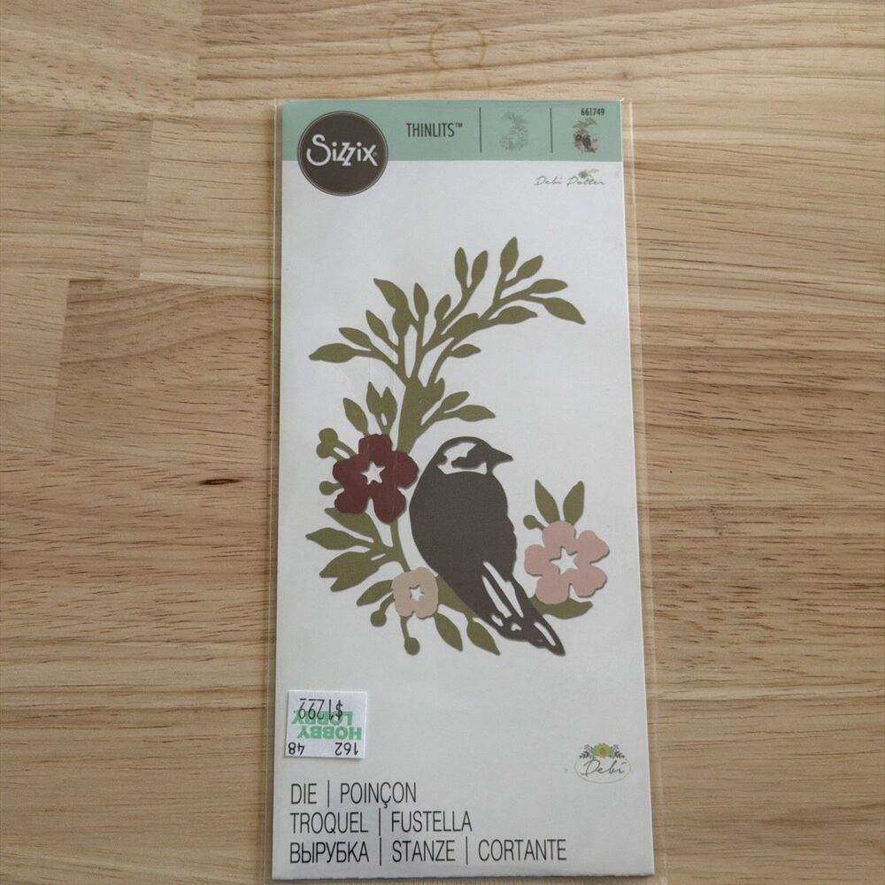 Sizzix Thinlits Songbird die #661749 by Debi Potter - UK Exclusive